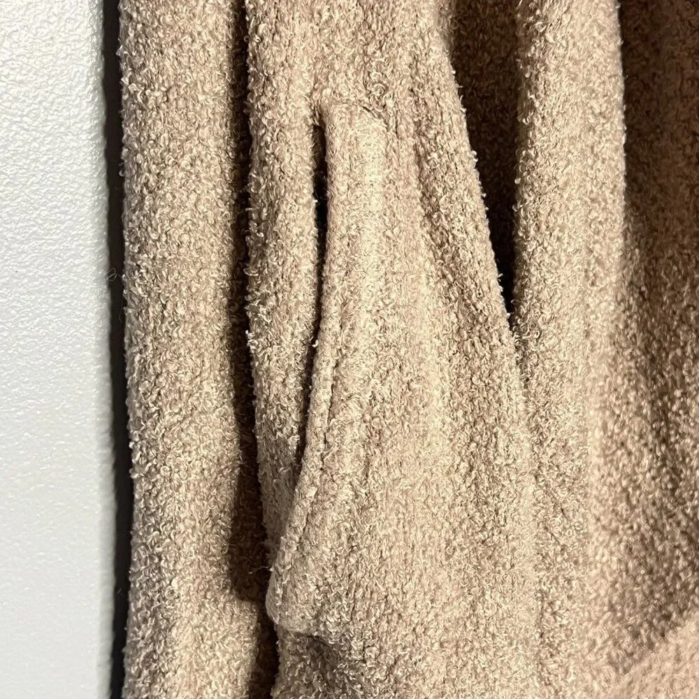 Barefoot Dreams CozyChic Lite Circle Cardigan Dove Gray Open Front Sweater S